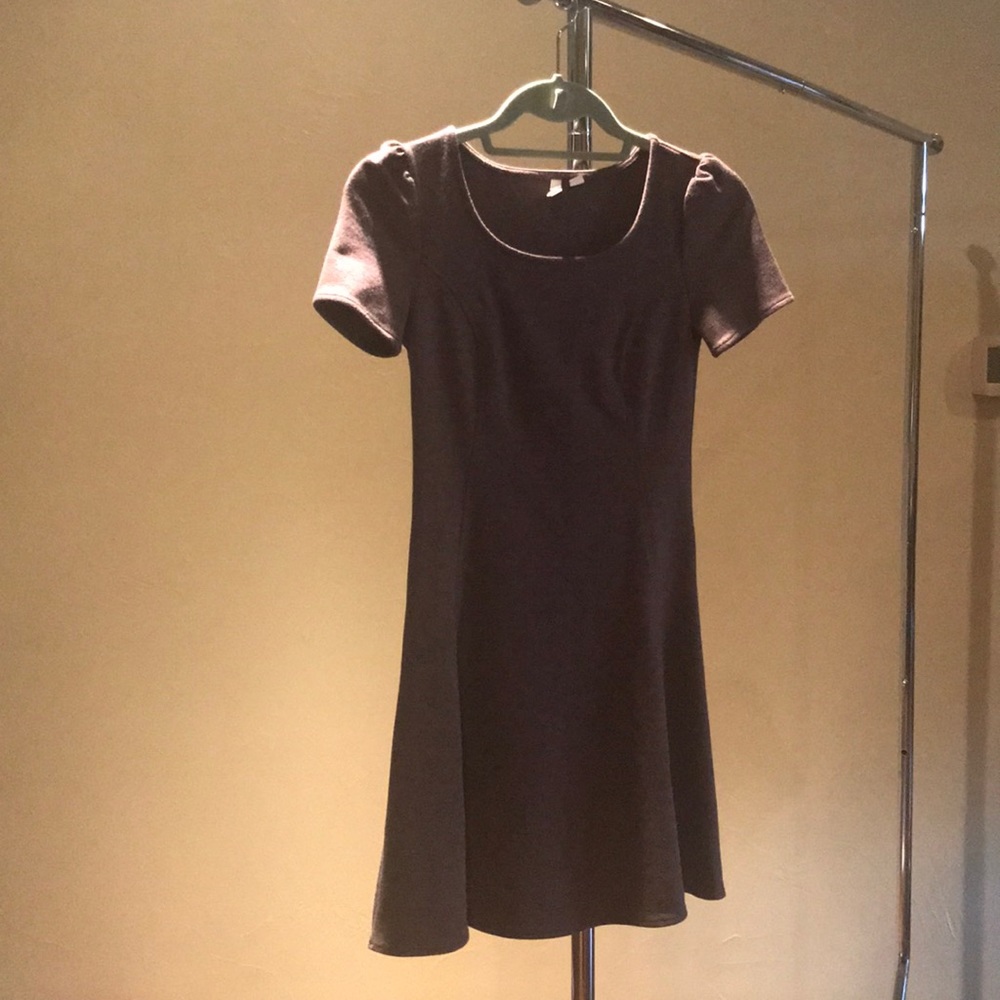 Brown fitted girls dress